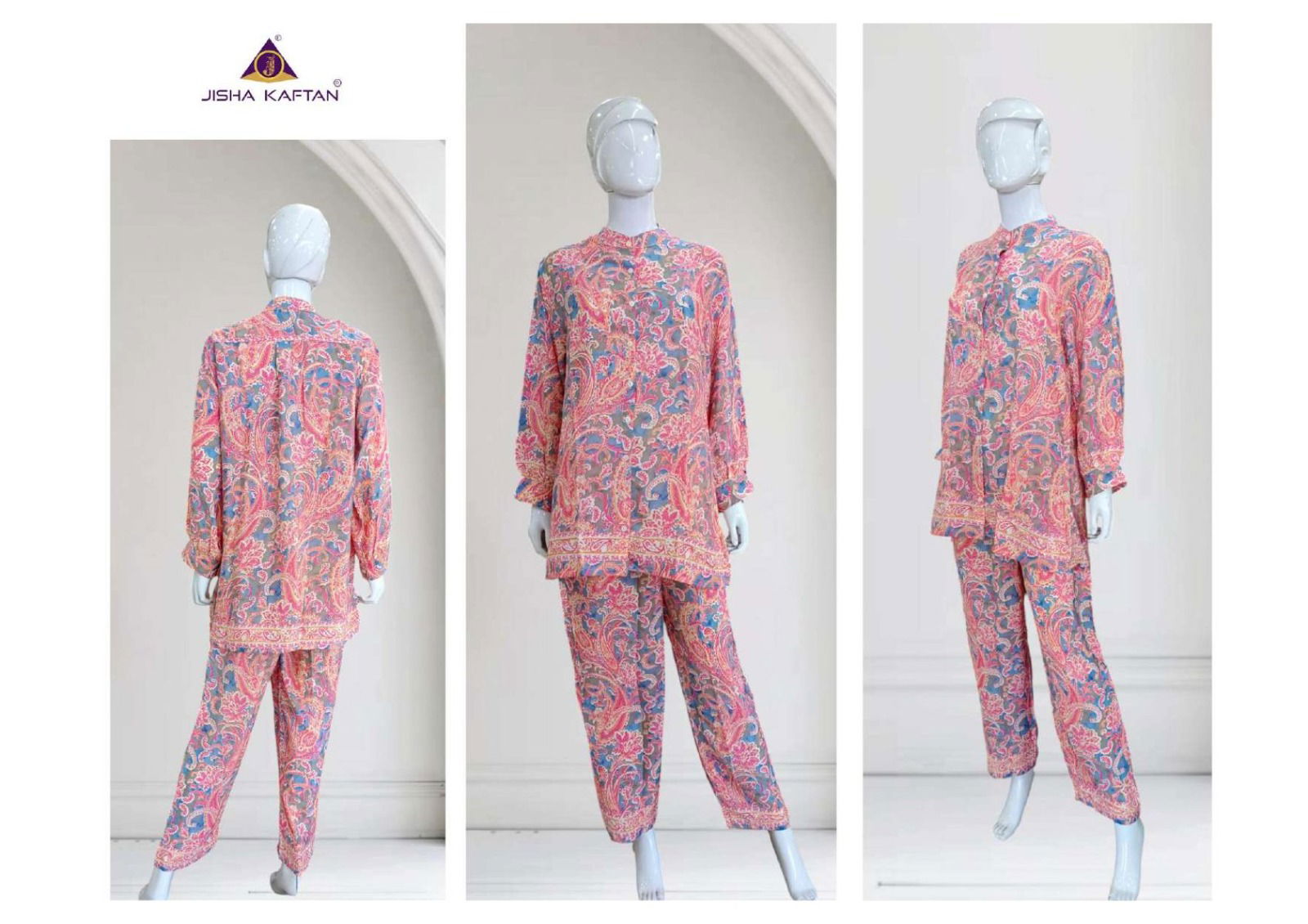 Silk Co Ord Sets By Jisha Kaftan Western Designer Cord Set Suppliers In India